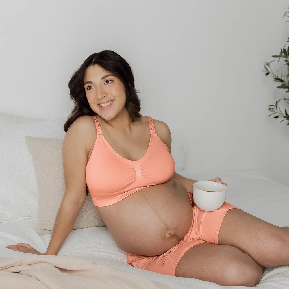 Kindred Bravely Pumping and Nursing Bra - Vintage Coral
